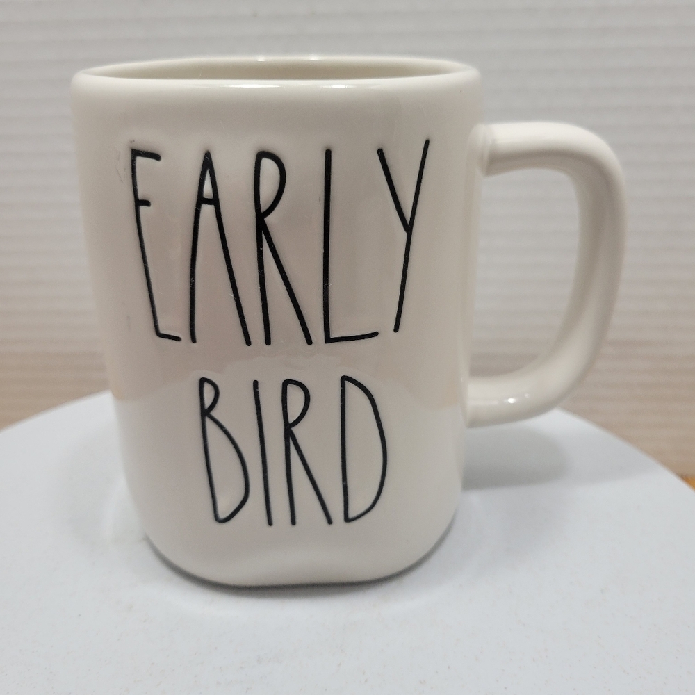 Rae Dunn Early Bird Morning Farmhouse Coffee Tea Mug